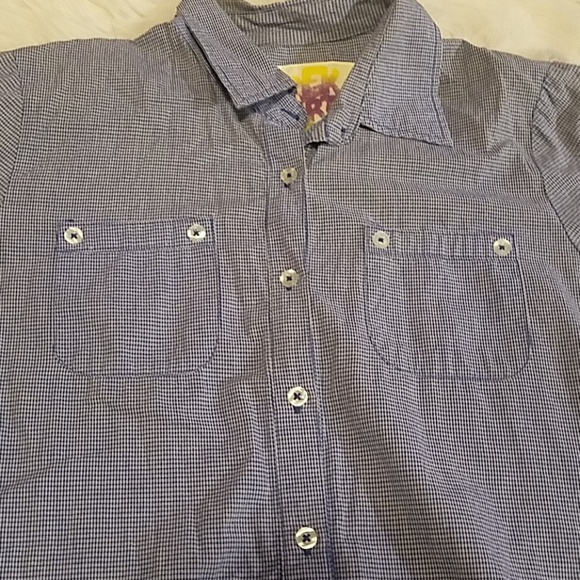 Gingham Button Up Tunic - Picture 2 of 5